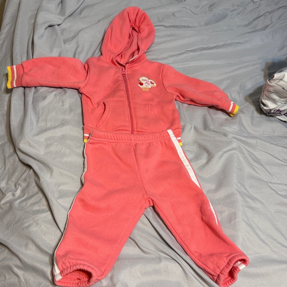 Kidgets Coral Baby Outfit